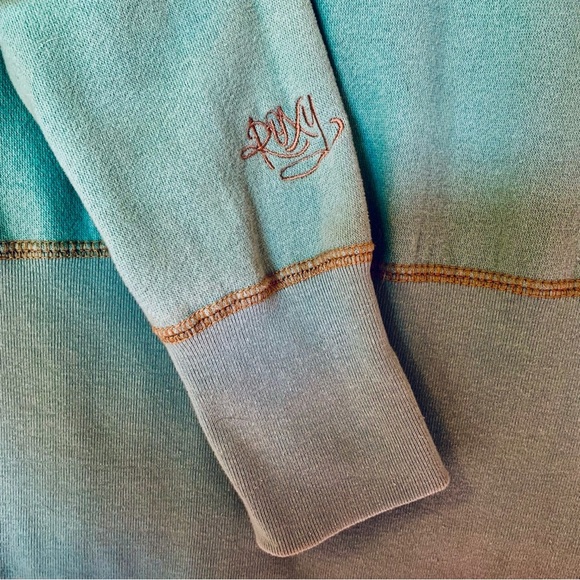 Roxy ZipUp Hoodie Floral Embroidered Beading! Rare and Super Soft! - Picture 5 of 11